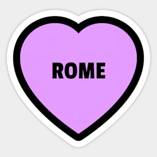 I love Rome - Heart Sticker